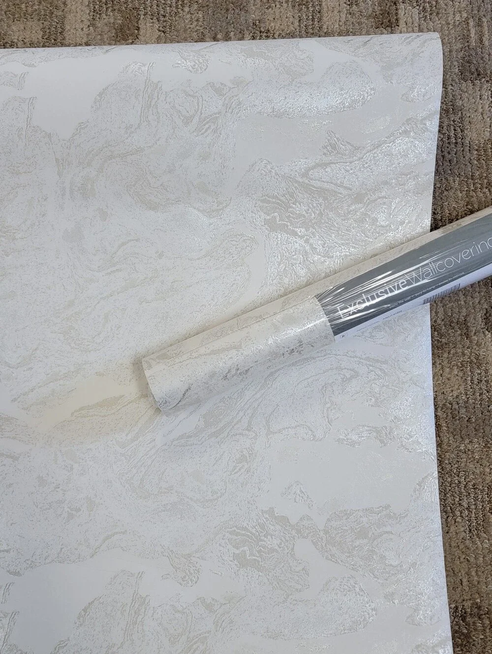 Wallpaper Reyne Pearlescent Marble Wallpaper